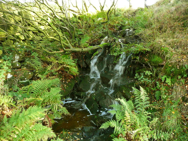 Waterfall on Hey Clough