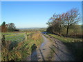 Lane to farmhouse at Blakelow