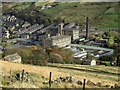 A view of John Crowther Mill in Marsden