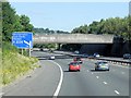 SU5009 : Concrete Bridge over the M27 by David Dixon