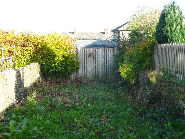Church Lane, Stainland, blocked by fence and shed