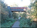 Bridge over the disused railway near Holmlea Farm