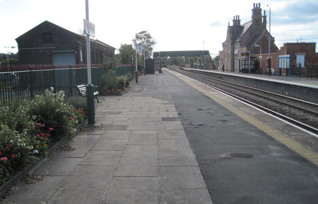 Frodsham railway station, Cheshire © Nigel Thompson :: Geograph Britain ...