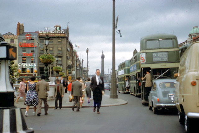 O'Connell Street Lower, Dublin, 1960