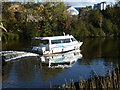 Water bus on the River Taff