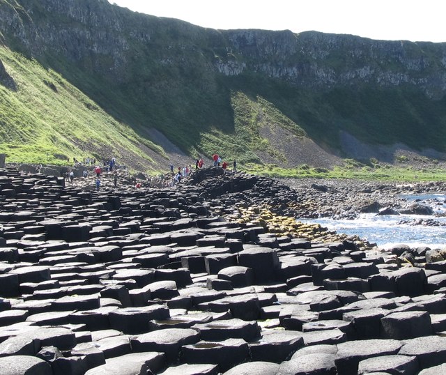 The western end of the Giant's Causeway