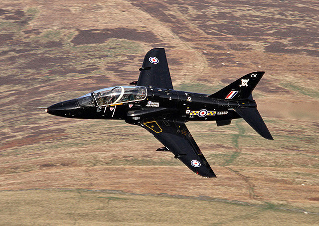 An RAF Hawk at Yarrowford © Walter Baxter cc-by-sa/2.0 :: Geograph ...