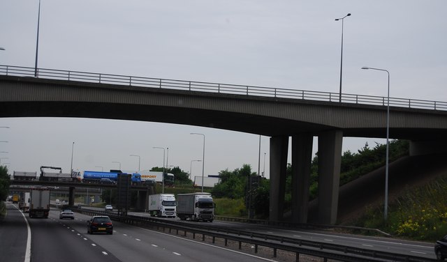 A13 overbridge, M25