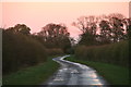 The road toward North Farm