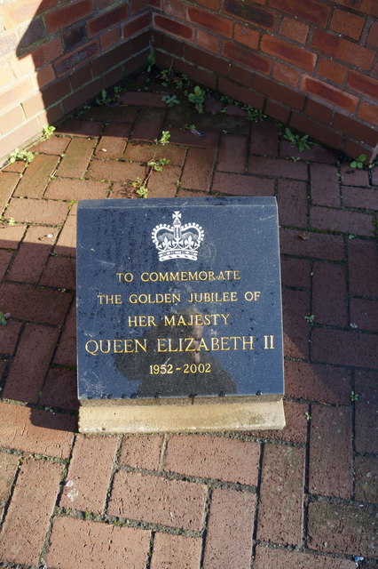 Golden Jubilee plaque on Beverley Road