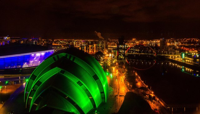 Colours of Glasgow at Night