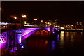 TQ3180 : Blackfriars Bridge at night by Peter Barr