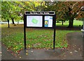 King George V Park - information board, Lawnswood Road, Wordsley, Stourbridge