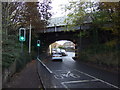 NO8686 : Railway bridge over Kirkton Road by JThomas