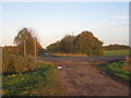 Ermine Street and the approach to Redbourne Grange