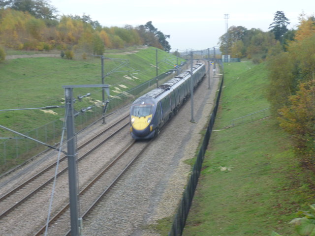 Javelin on High Speed 1 seen from Hospital Road
