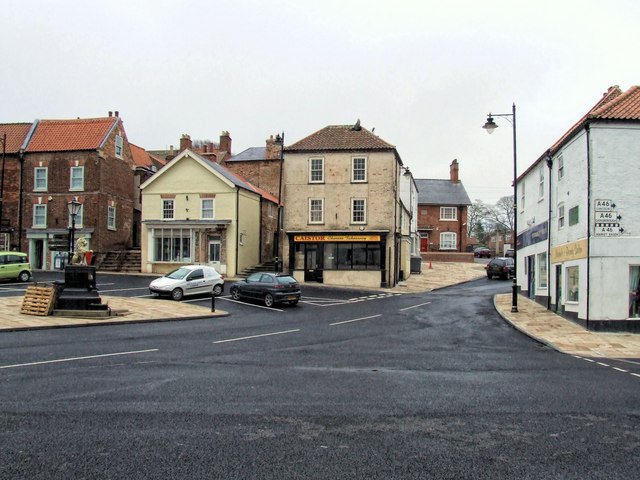 Market Place, Caistor © Dave Hitchborne :: Geograph Britain and Ireland