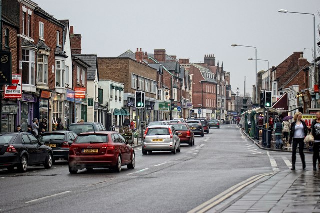 Sherrard Street, Melton Mowbray © Dave Hitchborne Cc-by-sa 2.0 