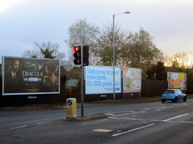 Advertising hoardings, Warwick Road, Carlisle