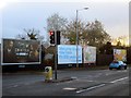 Advertising hoardings, Warwick Road, Carlisle