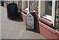 Milestone outside the Black Lion