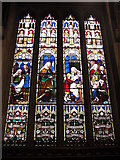 NZ2464 : St. Andrew's Church, Newgate Street, NE1 - stained glass window, chancel by Mike Quinn