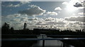 View of the Olympic Stadium and Arcelo-Mittal Orbit sculpture from Waterden Road