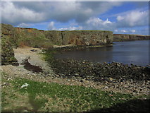 HY5908 : Coastline & cliffs N of Brough of Deerness by Colin Park