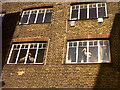 Storks in a window