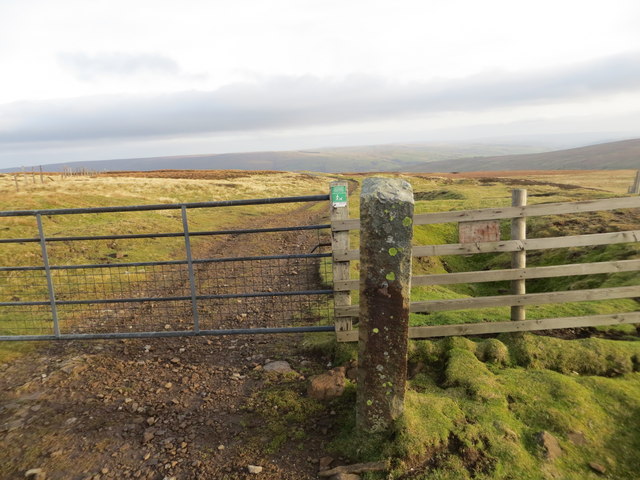 Former stone gatepost