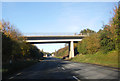 A168 passing under bridge by Boroughbridge