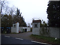 The entrance to Woodruff on Gravelly Hill, Caterham