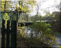 River footbridge between Rogerstone and Bassaleg