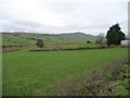 Farmland in the Merddwr valley