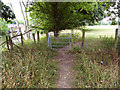 SO8163 : Gate along the Severn Way Footpath by Mat Fascione