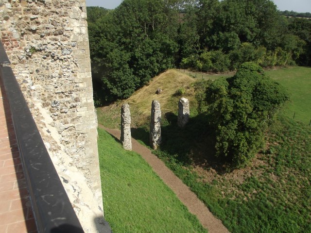 Framlingham Castle bridge remains