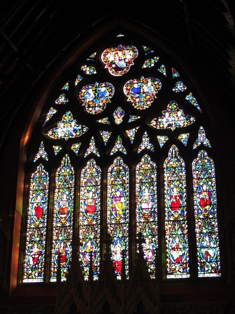 St. Mary's Cathedral, Clayton Street West, NE1 - stained glass window