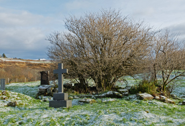 Gravestones on St Columba's Island