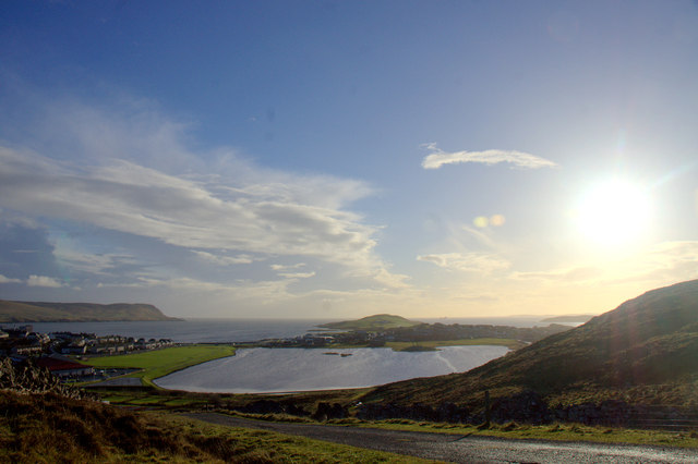 Loch of Clickimin from the Old North Road, Lerwick