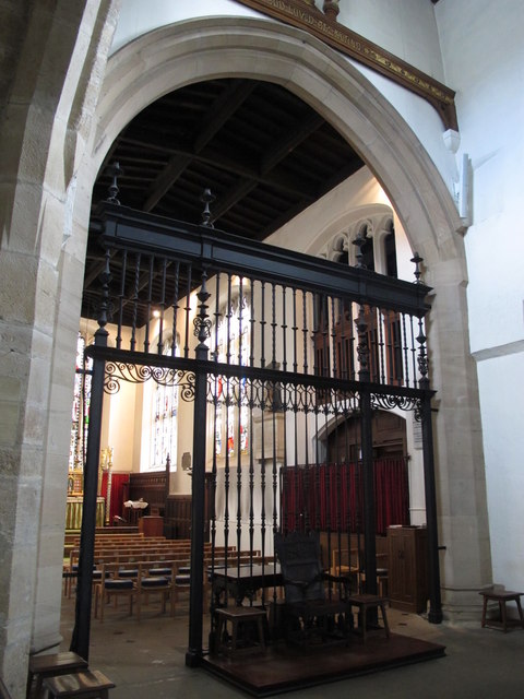 The Church of St. John the Baptist, Grainger Street, NE1 - chancel arch and screen