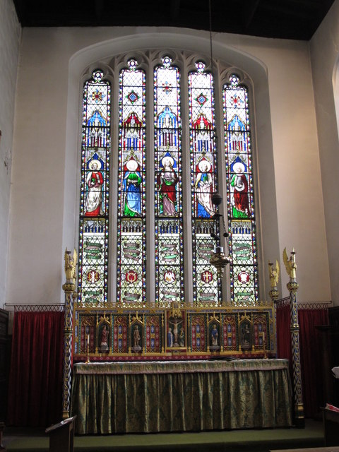 The Church of St. John the Baptist, Grainger Street, NE1 - altar and east window