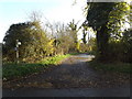 Bridleway to Monewden Hall