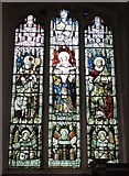 NZ2464 : The Church of St. John the Baptist, Grainger Street, NE1 - stained glass window by Mike Quinn