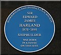 Blue plaque to Sir Edward James Harland