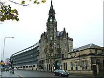 NS6065 : Glasgow Royal Infirmary Clock Tower Block by Thomas Nugent