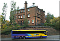 Scottish Citylink coach passing Martyrs