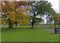 Path across Braunstone Park