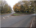 Western end of the B4040 in Old Sodbury