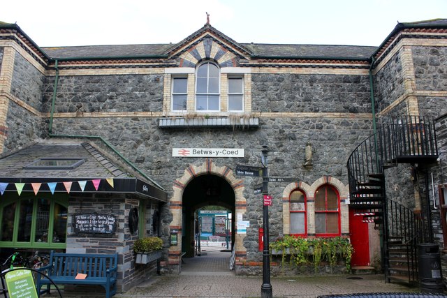 Entrance to Betws-y-Coed Railway Station