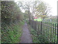 Footpath to the docks, Newtown